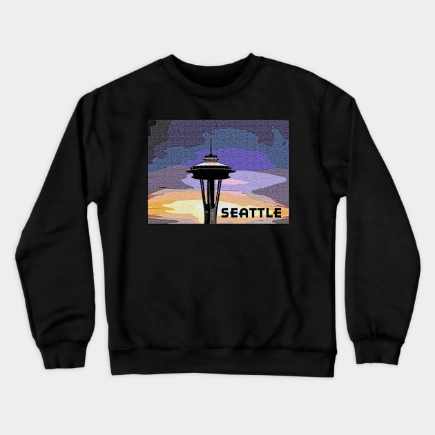 Seattle Crewneck Sweatshirt by Rag And Bone Vintage Designs